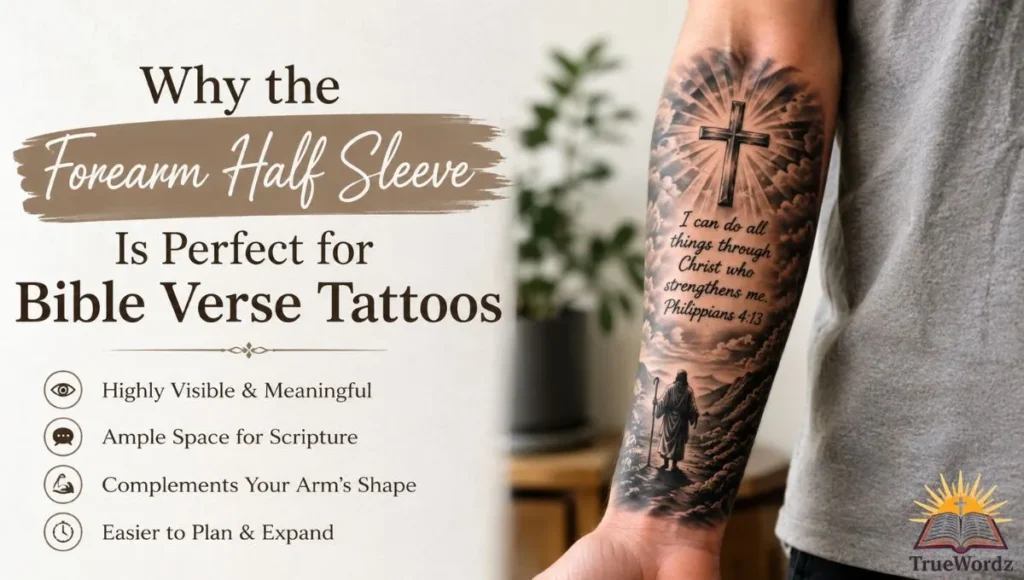 Why the Forearm Half Sleeve Is Perfect for Bible Verse Tattoos