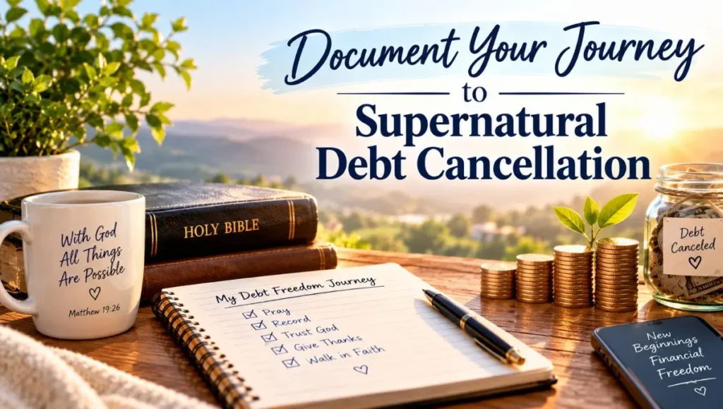 Document Your Journey to Supernatural Debt Cancellation