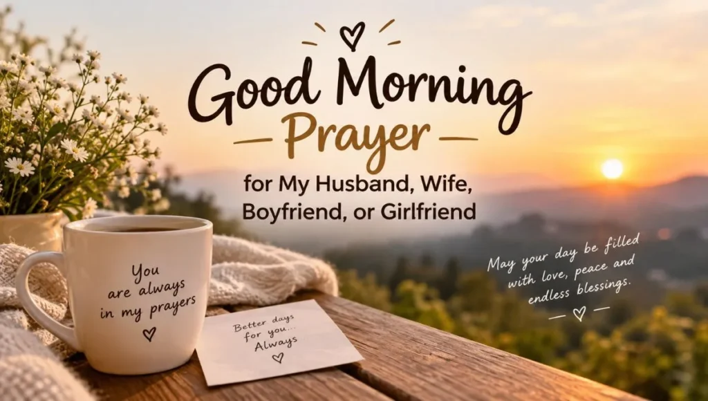 Good Morning Prayer for My Husband, Wife, Boyfriend, or Girlfriend