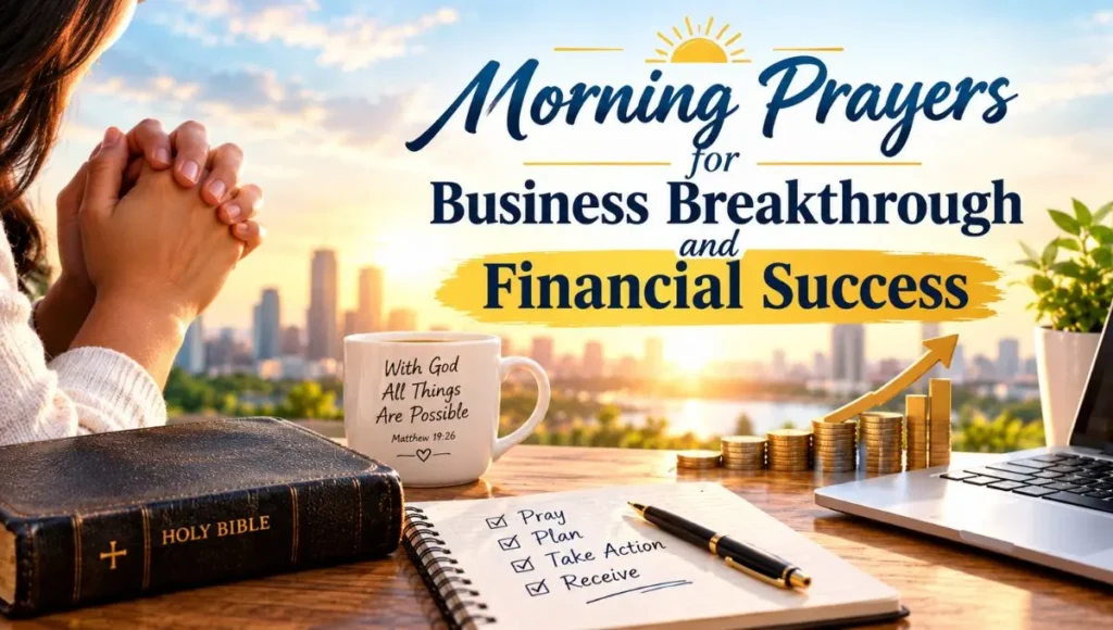 Morning Prayers for Business Breakthrough and Financial Success