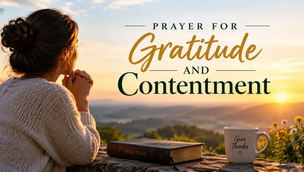 Prayer for Gratitude and Contentment