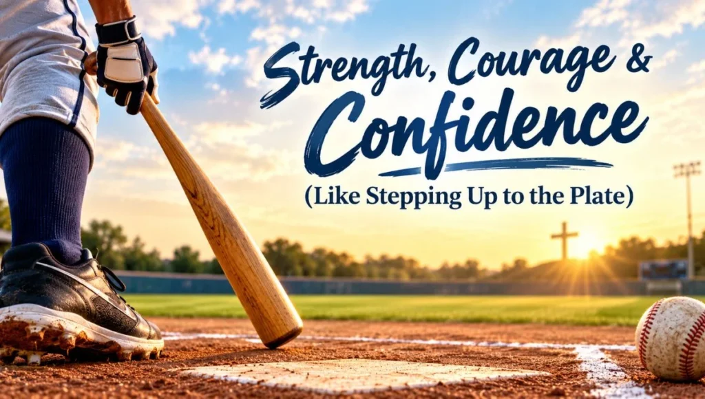 Strength, Courage & Confidence (Like Stepping Up to the Plate)