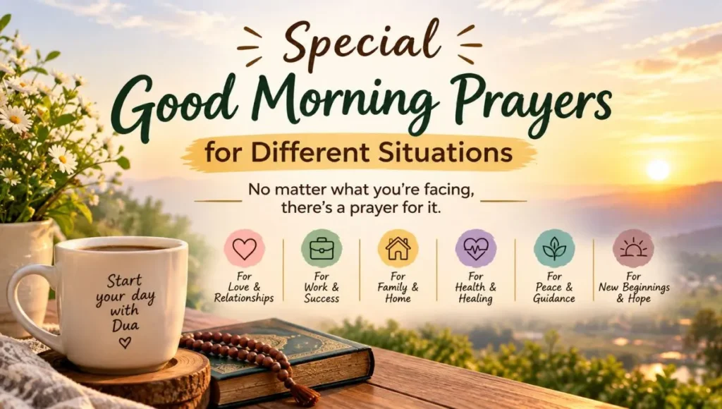 Special Good Morning Prayers for Different Situations