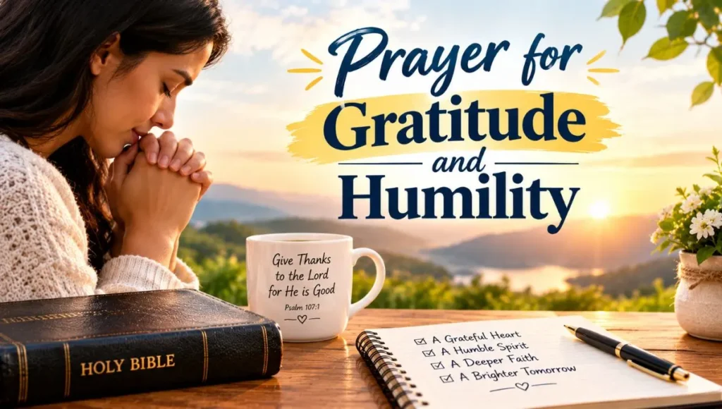 Prayer for Gratitude and Humility