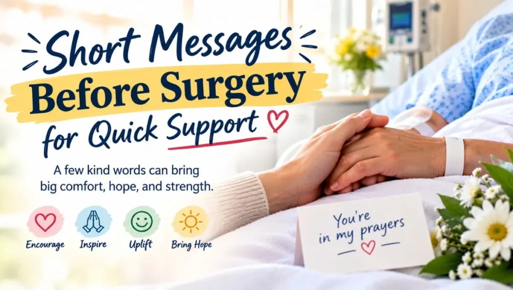 Short Messages Before Surgery for Quick Support