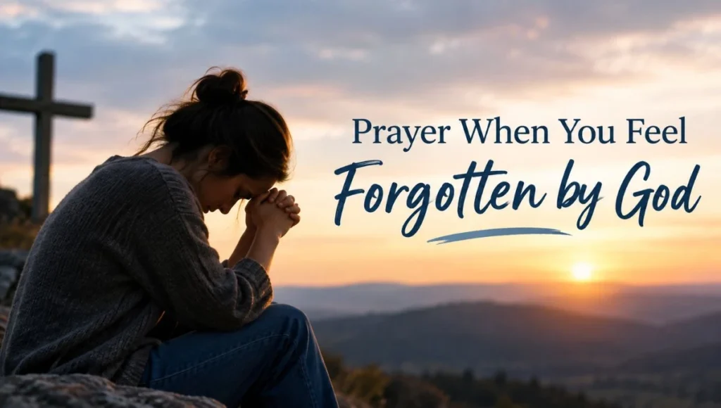 Prayer When You Feel Forgotten by God