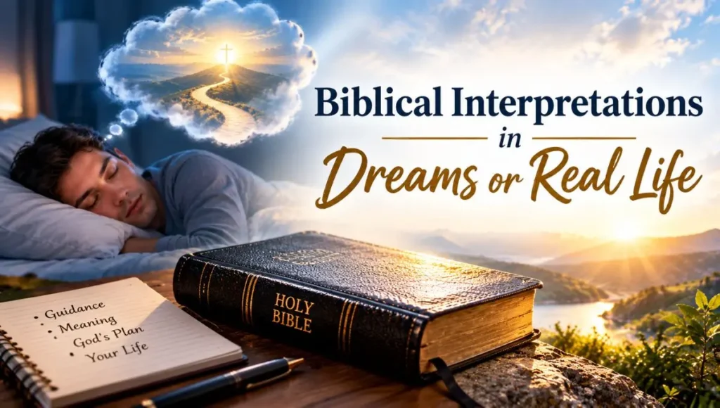 Biblical Interpretations in Dreams or Real Life