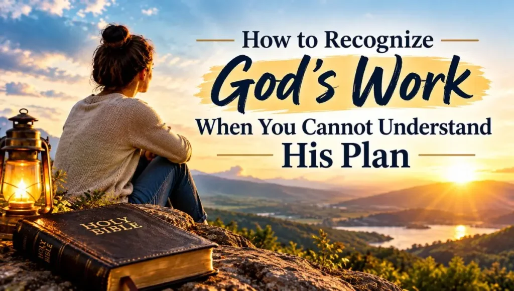 How to Recognize God’s Work When You Cannot Understand His Plan