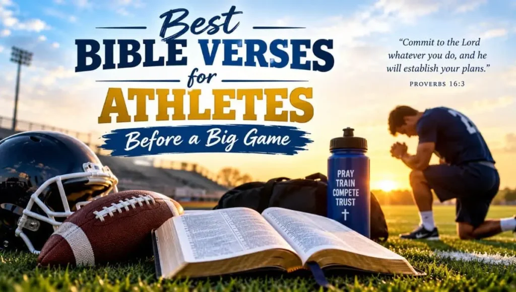 Best Bible Verses for Athletes Before a Big Game