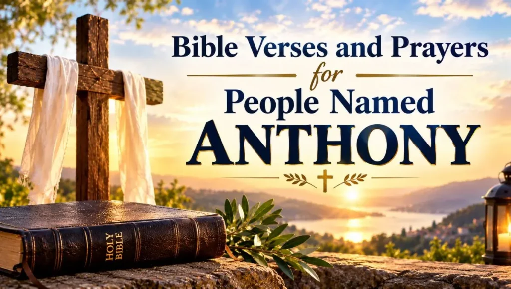 Bible Verses and Prayers for People Named Anthony