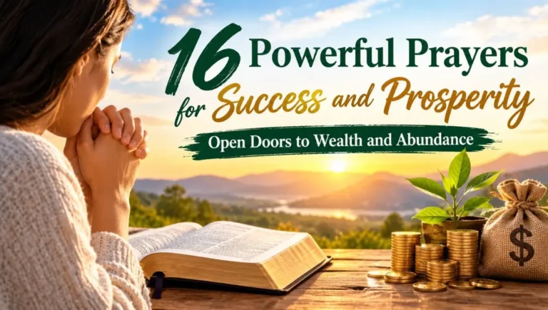 16 Powerful Prayers for Success and Prosperity - Open Doors to Wealth and Abundance