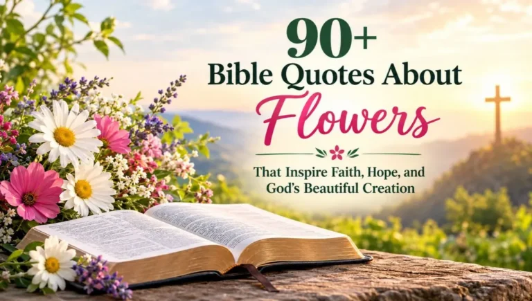 90+ Bible Quotes About Flowers That Inspire Faith, Hope, and God’s Beautiful Creation