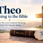 Theo Meaning in the Bible: Discover the God-Centered Meaning Behind This Popular Name
