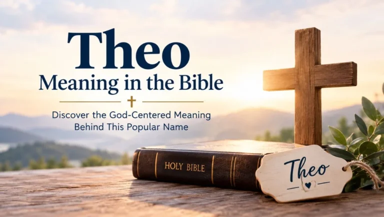 Theo Meaning in the Bible: Discover the God-Centered Meaning Behind This Popular Name