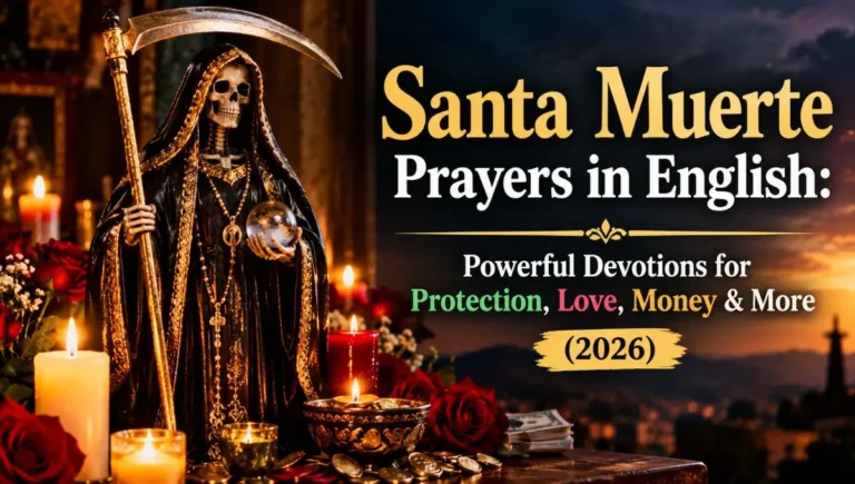 Santa Muerte Prayers in English: Powerful Devotions for Protection, Love, Money & More (2026)
