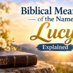 Biblical Meaning of the Name Lucy Explained
