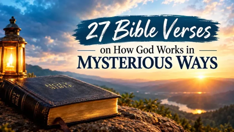 27 Bible Verses on How God Works in Mysterious Ways